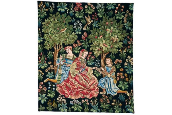 Gobelín - DAME AU COFFRET Gobelín - DAME AU COFFRET