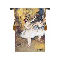 Gobelín  - Les 2 danseuses by Edgar Degas