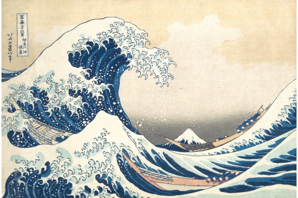 Gobelín  - The great wave by Katsushika Hokusai