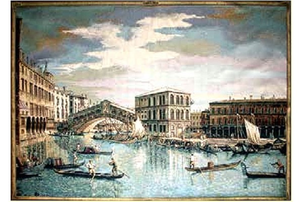 Gobelín tapiserie  Rialto Bridge – Grand Canal