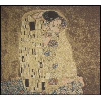 Vlámský gobelín tapiserie  - Le Baiser by Gustav Klimt