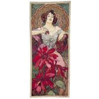 Gobelín tapiserie  - Rubis by Alfons Mucha