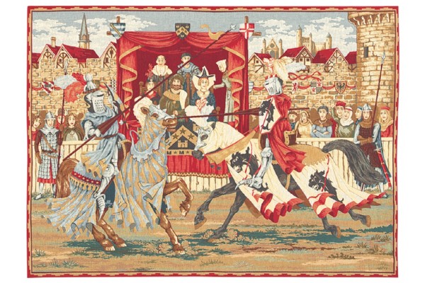 Vlámský gobelín tapiserie -  Lice medievale