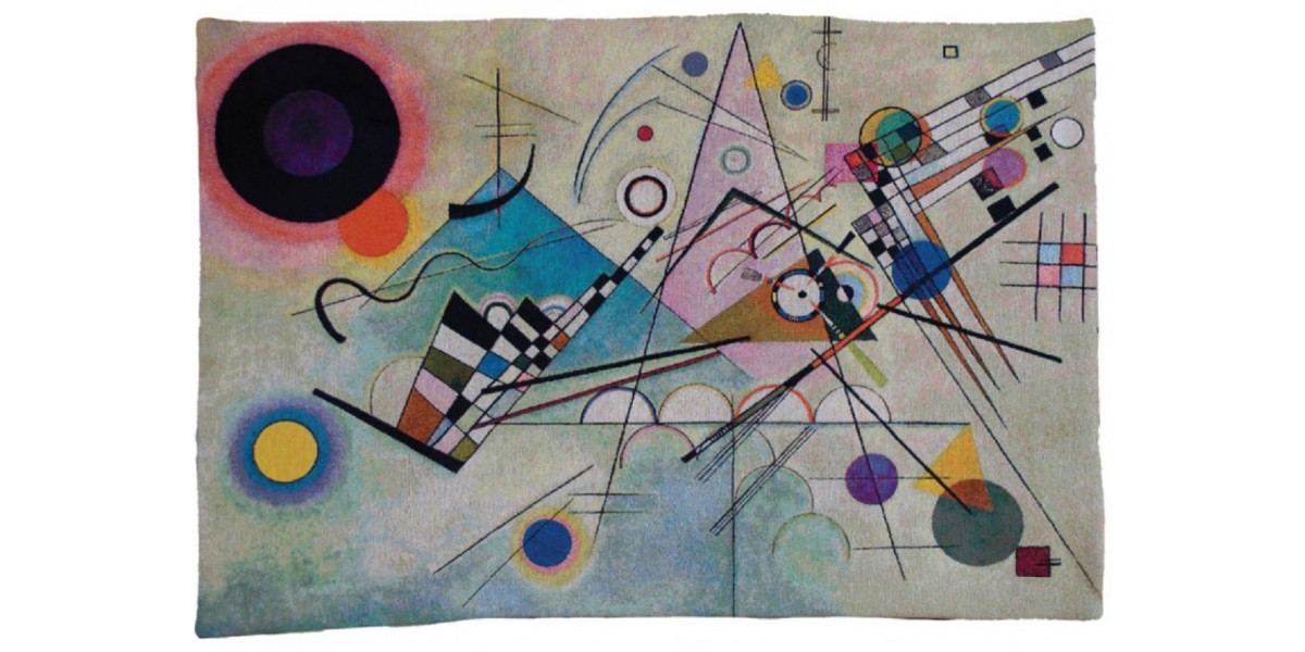 Vlámský gobelín tapiserie  -  Composition  VIII A Kandinsky