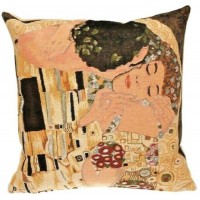 Gobelínový povlak na polštář  - Le Baiser  ii by Gustav Klimt