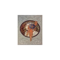 Vlámský gobelín tapiserie  -  Rousse Byzantine by Alfons Mucha