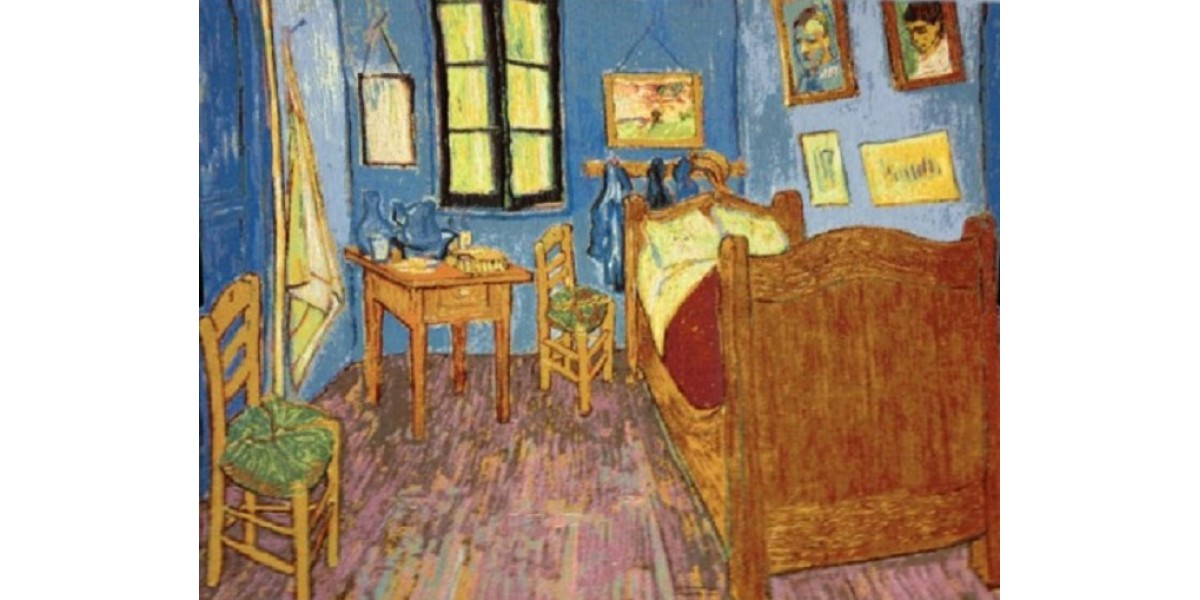 Vlámský gobelín tapiserie  - Bedroom  by Van Gogh