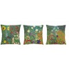 Zvýhodněny set 3 kusů gobelínových povlaků na polštář - Garden II on Attersee by Gustav Klimt 