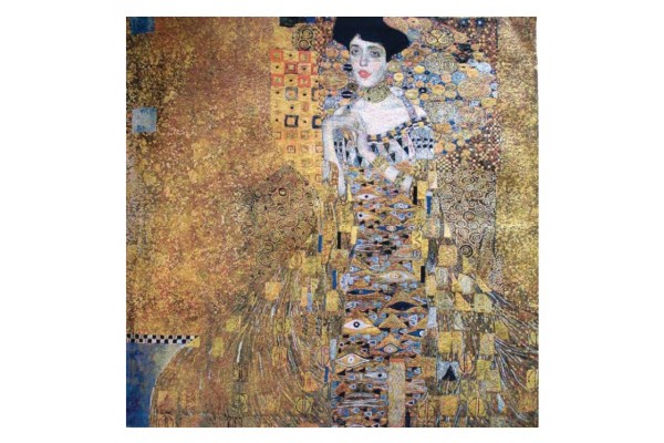 Vlámský gobelín tapiserie  -  Lady in Gold  by Gustav Klimt 