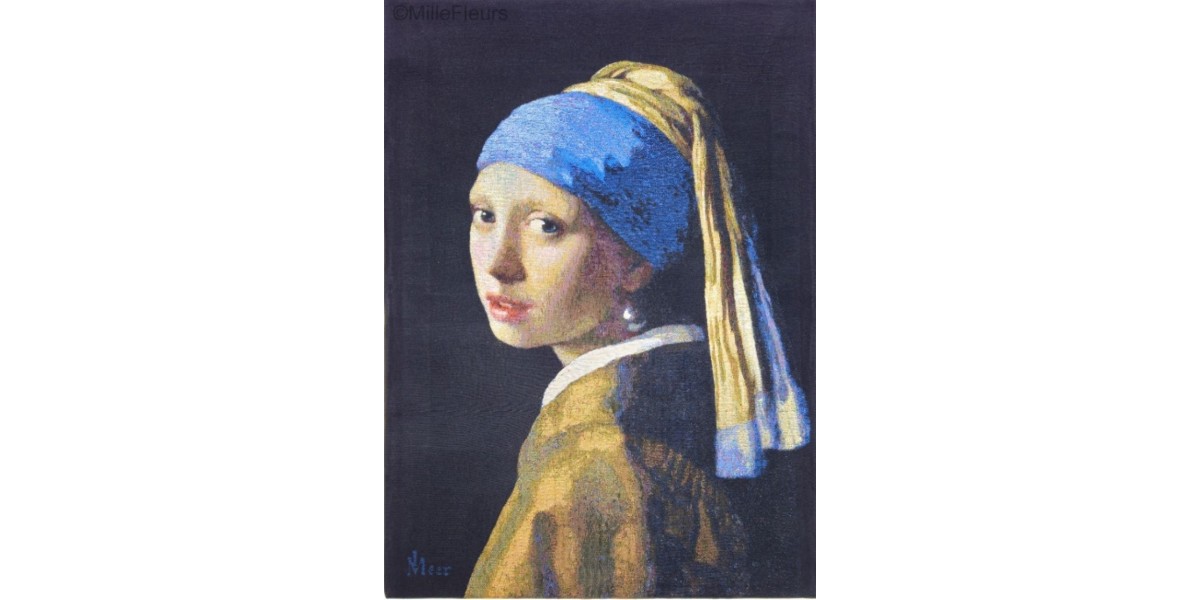 Gobelín tapiserie - The Girl with the Pearl Earring by Vermeer Gobelín tapiserie - The Girl with the Pearl Earring by Vermeer