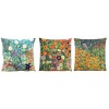 Zvýhodněny set 3 kusů gobelínových povlaků na polštář - Garden II on Attersee by Gustav Klimt 