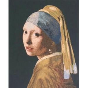 Gobelín tapiserie  - The Girl with the Pearl Earring by Vermeer