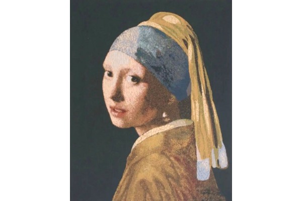 Gobelín tapiserie  - The Girl with the Pearl Earring by Vermeer