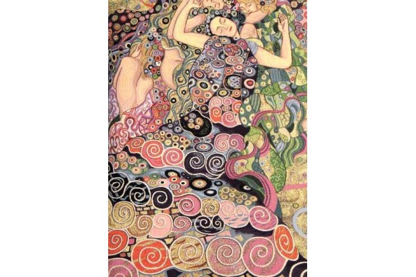 Gobelín Virgin Pink by Gustav Klimt (1913)