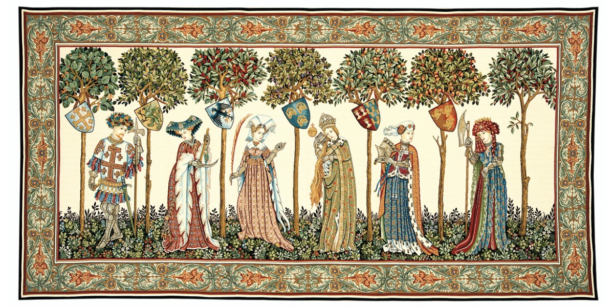 Vlámský gobelín tapiserie   - La Manta III