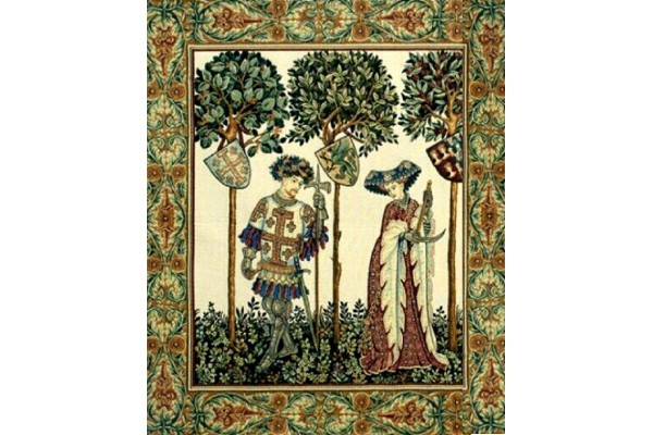 Vlámský gobelín tapiserie  - La Manta