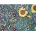 Vlámský gobelín tapiserie  -  Flower Garden by Gustav Klimt 