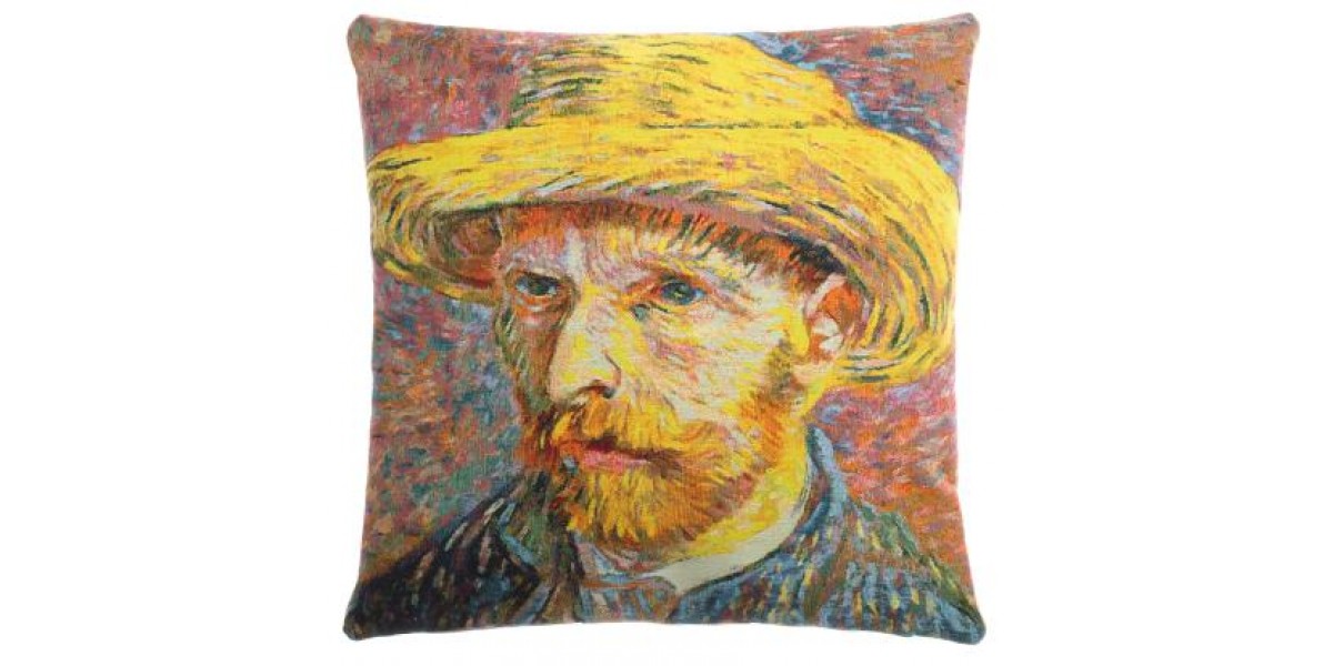 Gobelínový povlak na polštář  - Autoportrait by Vincent van Gogh