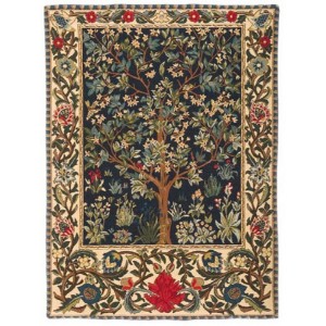 Vlámský gobelín tapiserie  -  Arbre de vie by William Morris
