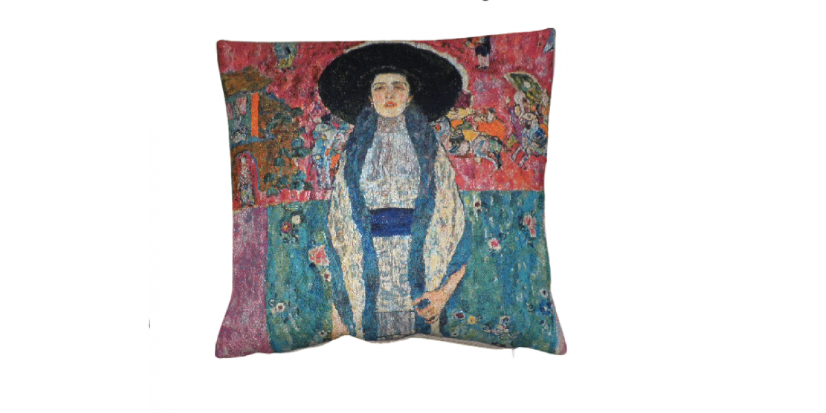 Gobelínový povlak na polštář  - Adel from the collection of the museum on Attersee by Gustav Klimt
