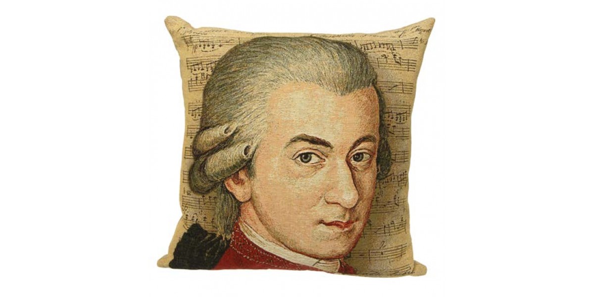 Gobelínový povlak na polštář  -  Mozart