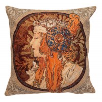 Gobelínový povlak na polštář  - Rousse Byzantine by Alfons Mucha