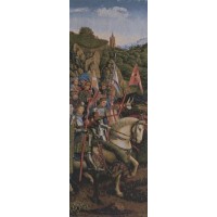 Gobelín  -   Knights of christ by Jan van Eyck