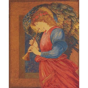 Gobelín  -  Ange au Flageolet by William Morris
