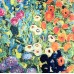 Gobelínový povlak na polštář  -  Flower Garden by Klimt II