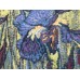 Gobelínový povlak na polštář  - Blue IRIS  by Vincent van Gogh 