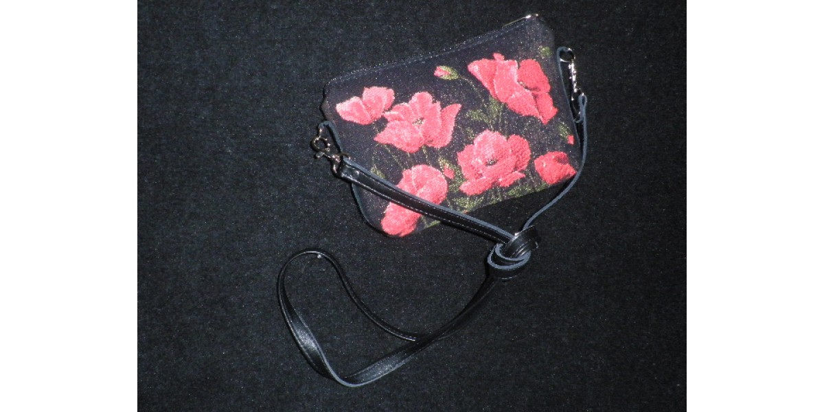 Dámská kabelka přes rameno - French poppies