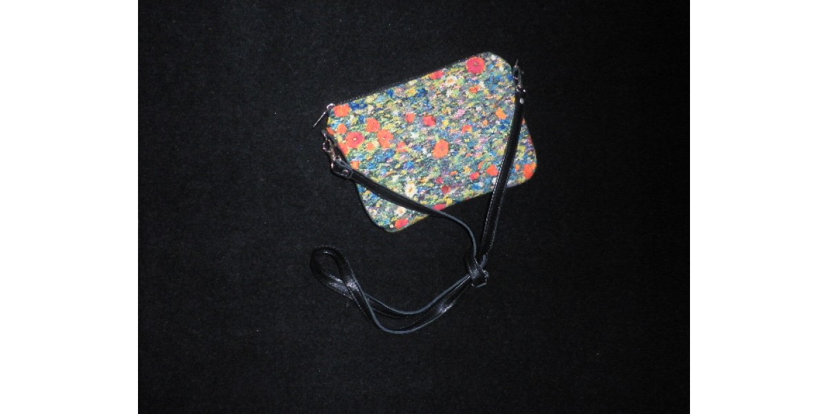 Dámská kabelka přes rameno - Field of Poppies Klimt