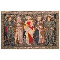 Vlámský gobelín tapiserie  -  Hommage by William Morris