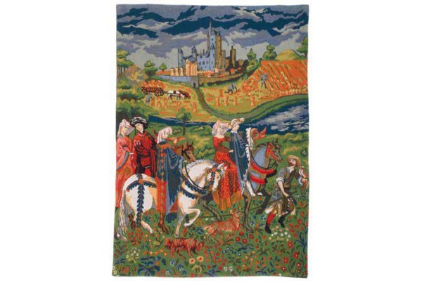 Vlámský gobelín tapiserie  - Jour d ete II by Duc de Berry