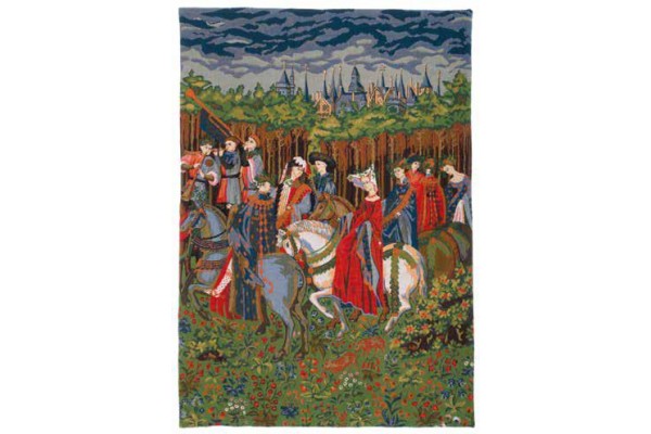 Vlámský gobelín tapiserie  - Jour d ete I by Duc de Berry