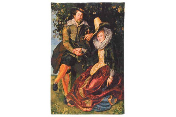 Vlámský gobelín tapiserie  -  Rubens a Isabella Brant