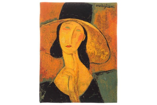Gobelín  - Femme au chapeau by MODIGLIANI