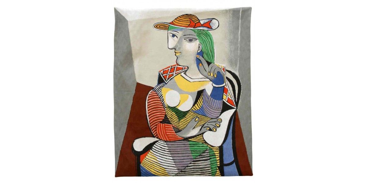 Gobelín  - Prtrait de Marie Therese  by Picasso ( rok 1937)