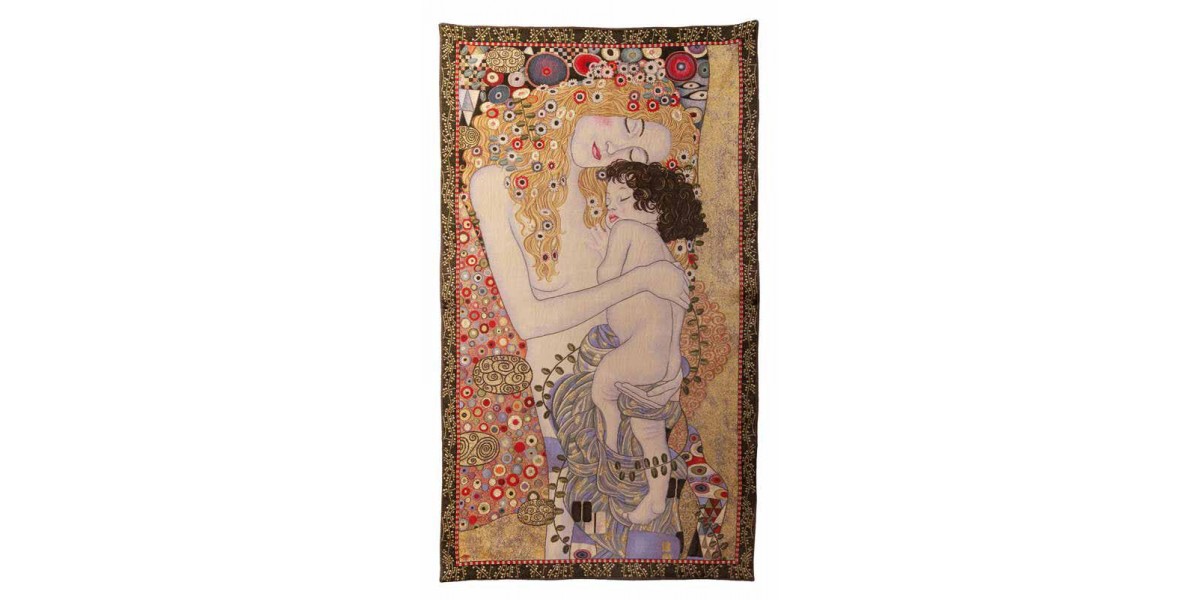 Gobelín  - Les 3 ages by Gustav Klimt