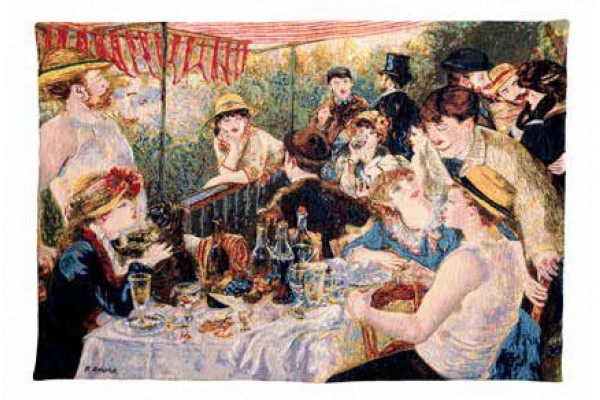 Vlámský gobelín tapiserie  - Déjeuner des canotiers by Renoir